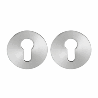Cilinderrozet rond 55x3 mm ultra dunne rozet van 3mm geborsteld Rvs
