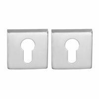 Cilinderrozet vierkant 53x53x8,9mm geborsteld Rvs