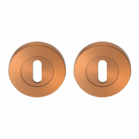 Sleutelrozet rond 53,5x8,5 mm brons geborsteld PVD gecoat