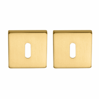 Sleutelrozet vierkant 53x53x8,9mm mat goud PVD gecoat