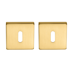 Sleutelrozet vierkant 53x53x8,9mm mat goud PVD gecoat