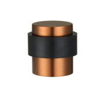 Deurstopper voor vloermontage 25x30mm brons geborsteld PVD gecoat