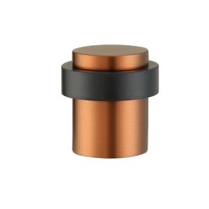 Deurstopper voor vloermontage 30x40mm brons geborsteld PVD gecoat