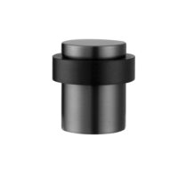 Deurstopper voor vloermontage 30x40mm gun metal PVD gecoat