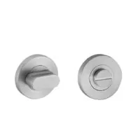 Rozet met toilet / badkamersluiting 53,5x8,5 mm geborsteld RVS