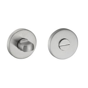 Rozet met toilet / badkamersluiting 54,8x8,8 mm geborsteld RVS