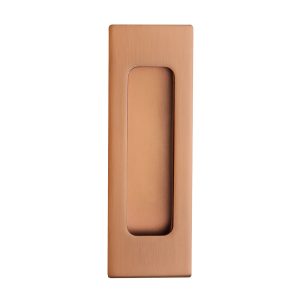 Schuifdeurkom rechthoek 150x50x12 mm blind brons geborsteld PVD gecoat