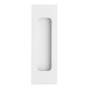 Schuifdeurkom rechthoek 150x50x12 mm blind mat wit PVD gecoat