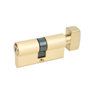 Profielcilinder met knop standaard 30/30 mat goud