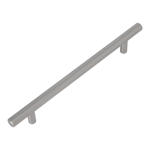 Meubelgreep Mila geborsteld RVS 220mm rond - Boorafstand 160mm