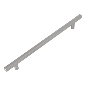 Meubelgreep Mila geborsteld RVS 252mm rond - Boorafstand 192mm