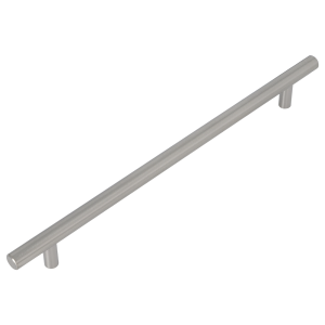 Meubelgreep Mila geborsteld RVS 284mm rond - Boorafstand 224mm