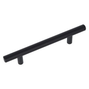 Meubelgreep Mila mat zwart 156mm rond - Boorafstand 96mm