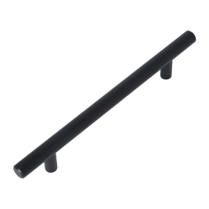 Meubelgreep Mila mat zwart 188mm rond - Boorafstand 128mm