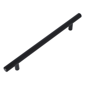 Meubelgreep Mila mat zwart 220mm rond - Boorafstand 160mm